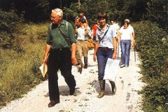 Auf der Tagung in Schwäbisch Gmünd (Leitung D. Rodi) führte uns H. Zeidler durch “seinen” Steigerwald.